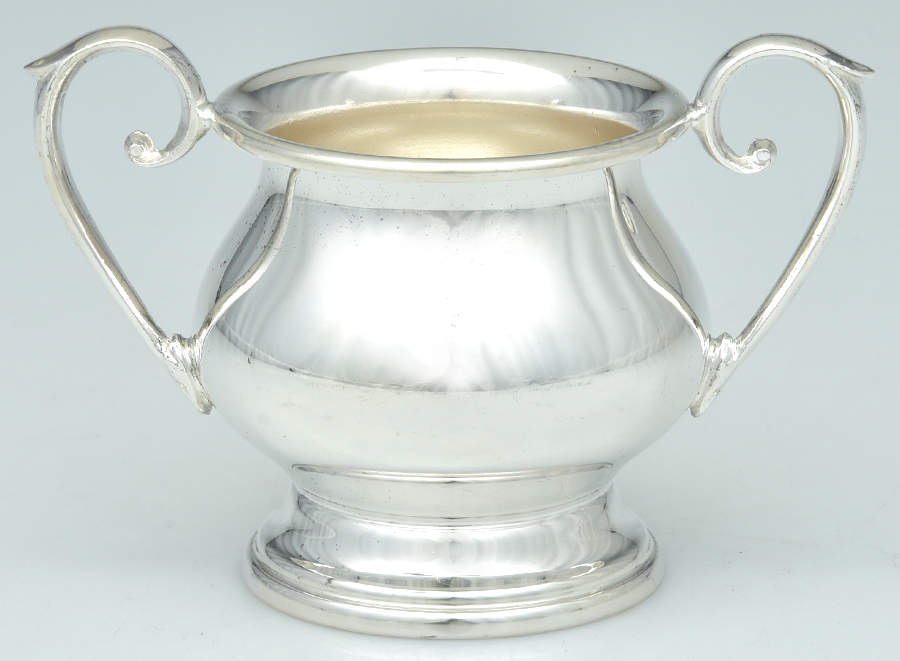 60X (Silverplate, Hollowware) Sugar Bowl No Lid by Sheffield Silver Co (USA)-1