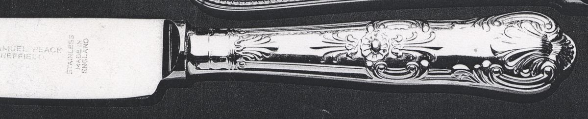 Queens (Silverplate) New French Hollow Knife by Samuel Peace-1