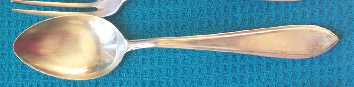 SV Sv4 (Silverplate) Place/Oval Soup Spoon by Sola Bv(Netherlands)-1