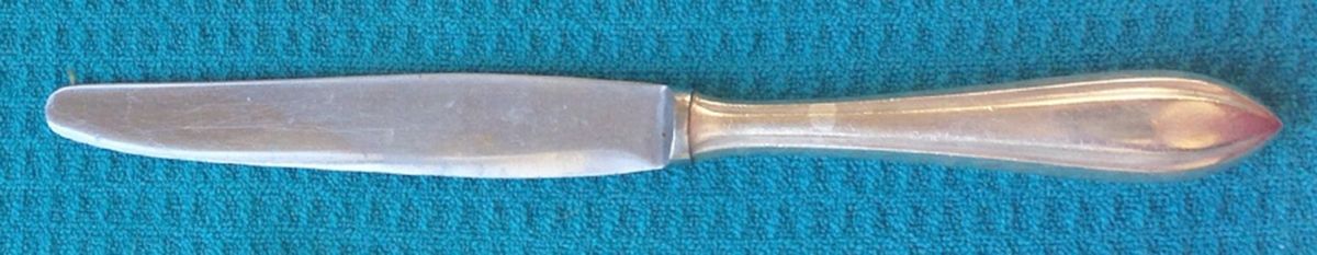 SV Sv4 (Silverplate) Modern Hollow Knife by Sola Bv(Netherlands)-1