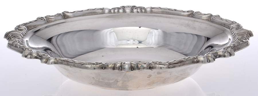 Baroque (Silverplate, Hollowware) Open Candy Dish by Sheridan Silver Co-1