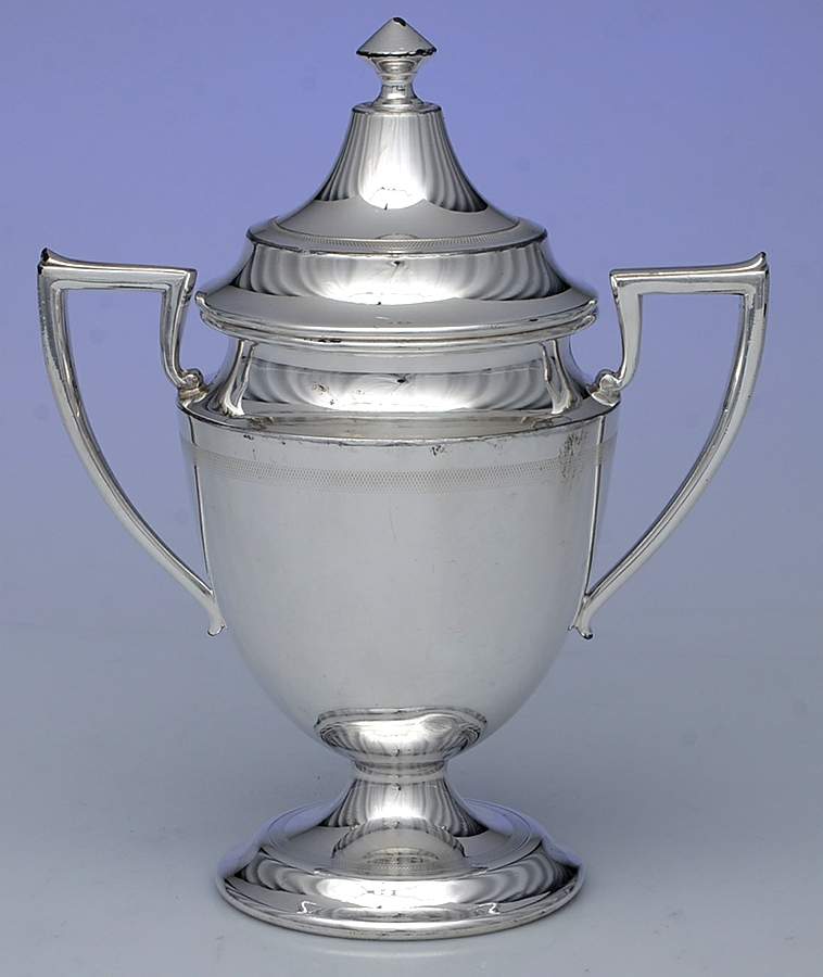 881 (Silverplate, Hollowware) Sugar Bowl & Lid by Sheffield Silver Co (USA)-1