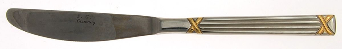 S3G1 (Stainless) Modern Hollow Knife by S G Germany Flatware-1