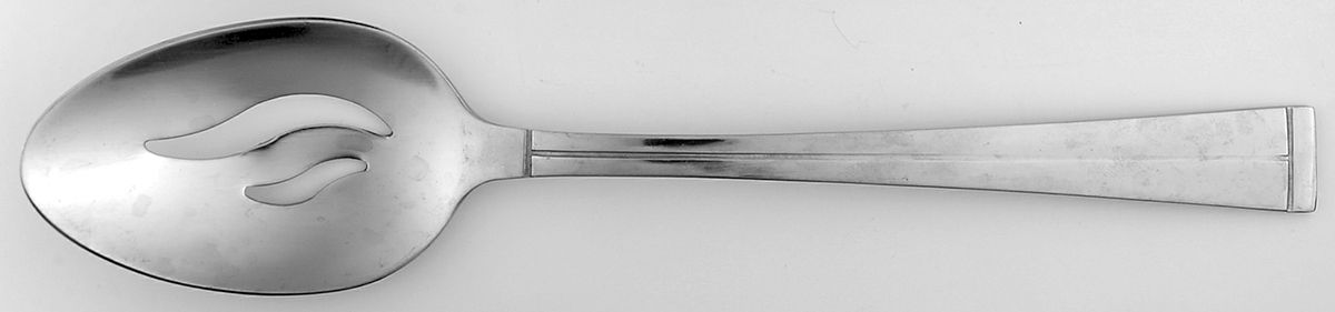 Briarcliff (Stainless) Pierced Tablespoon (Serving Spoon) by Stanley Roberts-1