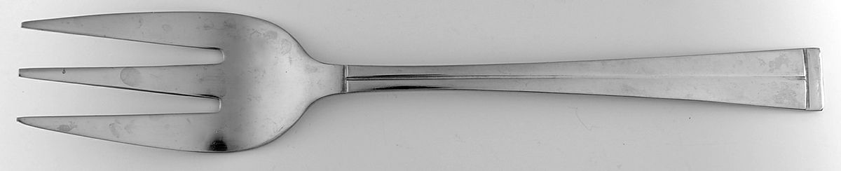 Briarcliff (Stainless) Medium Solid Cold Meat Serving Fork by Stanley Roberts-1