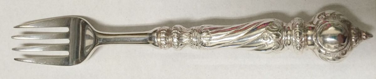 SDV1 (Silverplate) Hollow Handle Fork by Sadek-1