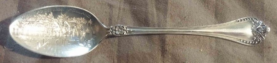 S4D3 (Sterling) Souvenir Spoon (Teaspoon) by Shepard Mfg Co-1