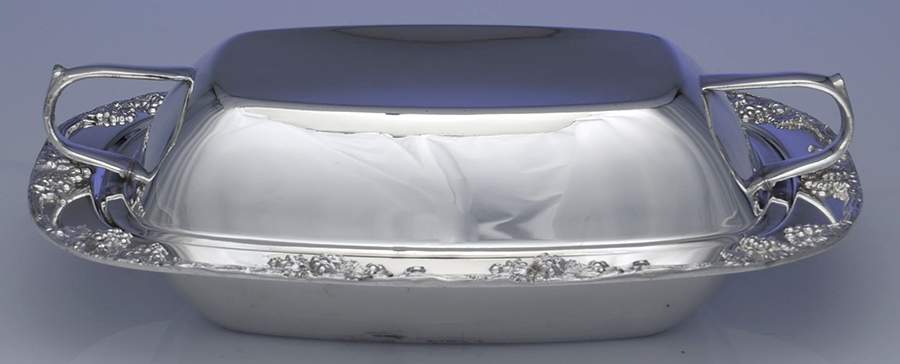 Excelsior (Silverplate, Hollowware) 11" Rectangular Vegetable Bowl by Shreve Crump & Low-1