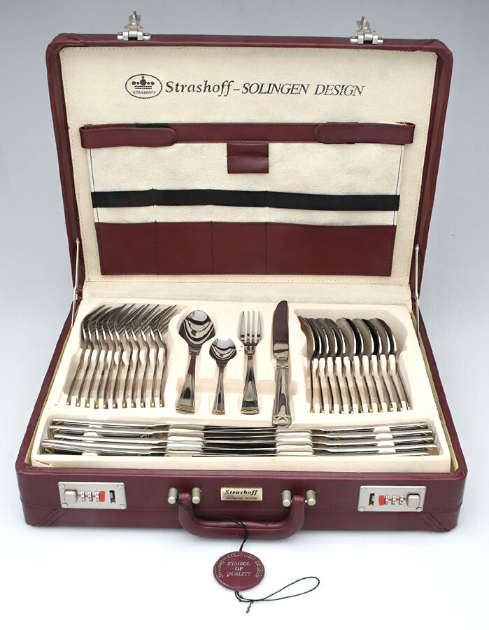S231 (Stainless) 72 Piece Set (Includes Case) by Strashoff-1