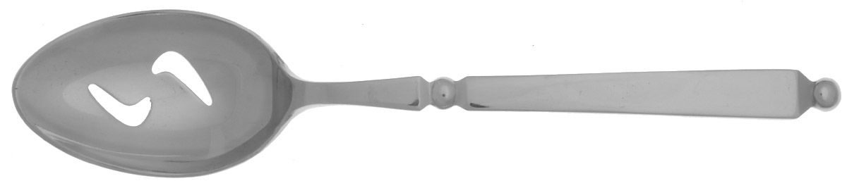 Liberte (Stainless, Glossy) Pierced Tablespoon (Serving Spoon) by Stanley Roberts-1