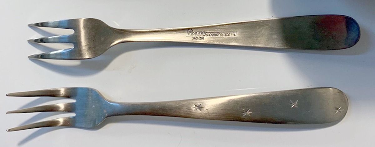 SBL5 (Stainless) Cocktail/Seafood Fork by Seibu-1