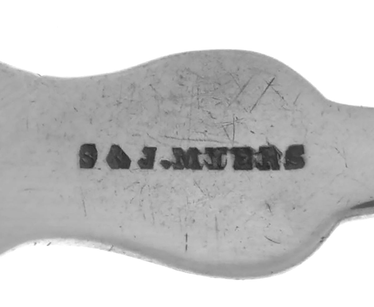 Coin Silver Flatware Teaspoon by S & J Myers-3