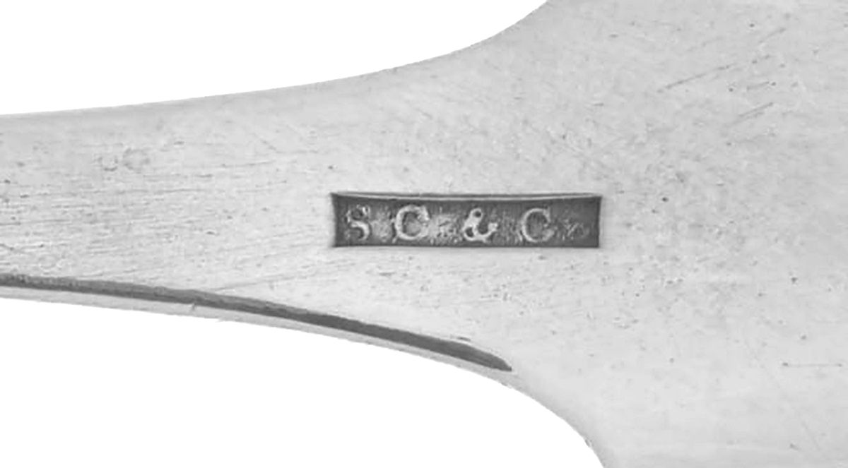 Coin Silver Flatware Tablespoon (Serving Spoon) by Stephen Castan-3