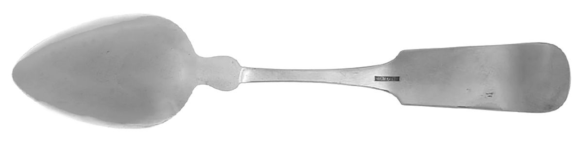 Coin Silver Flatware Tablespoon (Serving Spoon) by Stephen Castan-2