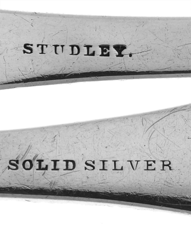 Coin Silver Flatware Tablespoon (Serving Spoon) by L. Studley-3