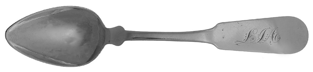 Coin Silver Flatware Teaspoon by Steele and Crocker-1