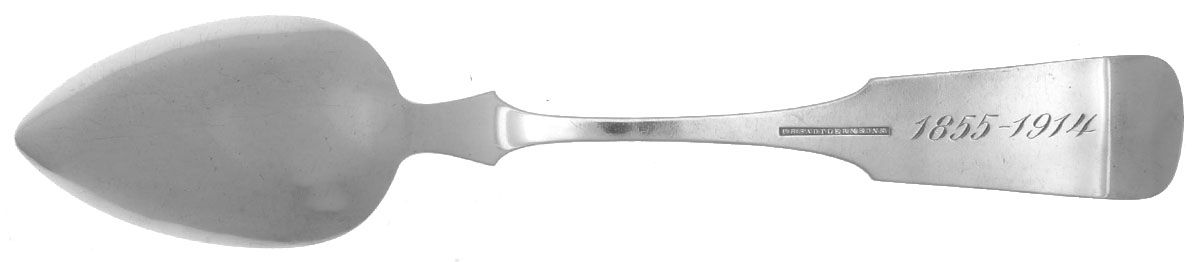 Coin Silver Flatware Tablespoon (Serving Spoon) by Philip B.Sadtler and Sons-2