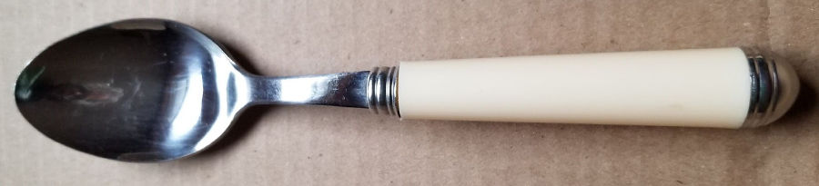 Coutellerie Ivory Stripes Place/Oval Soup Spoon by Sabre-1