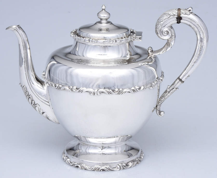 SBN12 (Sterling, Hollowware) Teapot by Sanborns (Mexico)-1