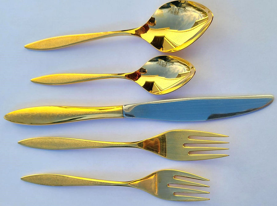 Capri (Gold Electroplate) Fork by Sears Roebuck-1