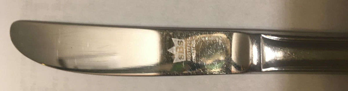SBB28 (Stainless) Modern Solid Knife by SBS Bestecke-1