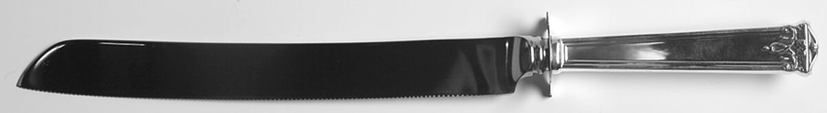 Trianon (Sterling) Cake Slicer with Stainless Blade by Tuttle-1