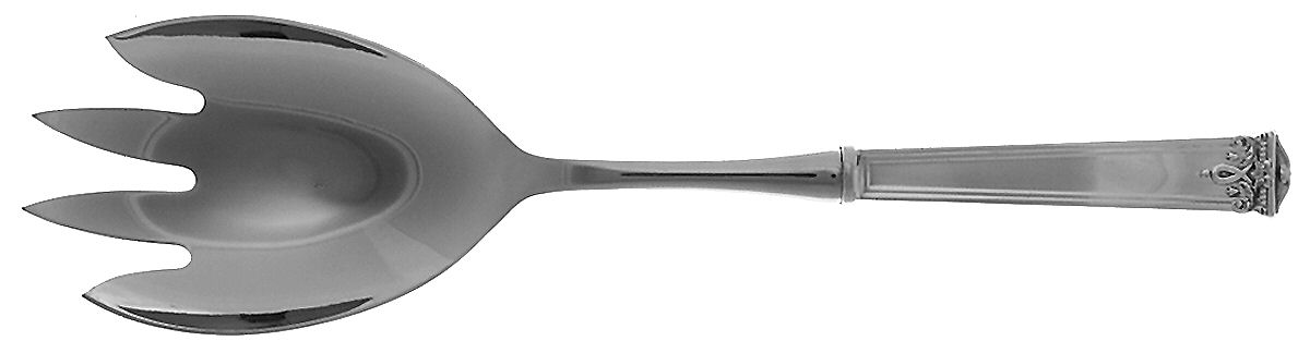 Trianon (Sterling) Salad Serving Fork with Stainless Prongs by Tuttle-1