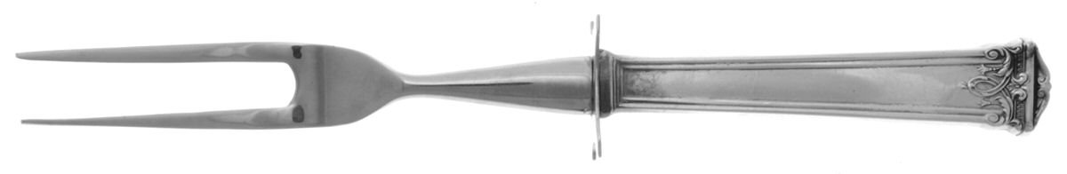 Trianon (Sterling) Small Steak Carving Fork with Stainless Prongs by Tuttle-1