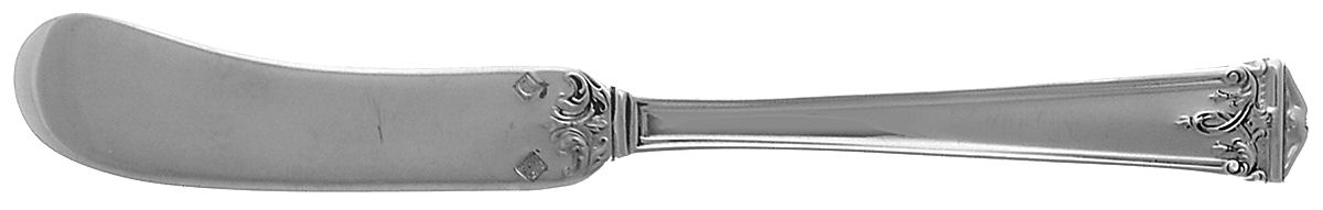 Trianon (Sterling) Flat Handle Butter Spreader by Tuttle-1
