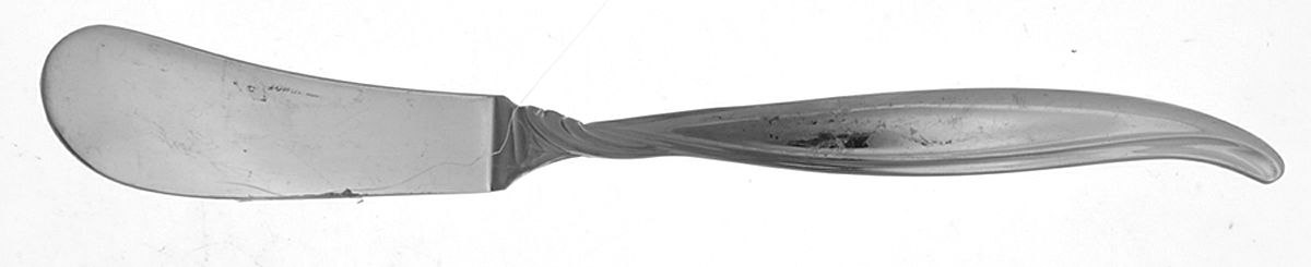 Swirl (Stainless) Flat Handle Master Butter Knife by Treasure Chest-1