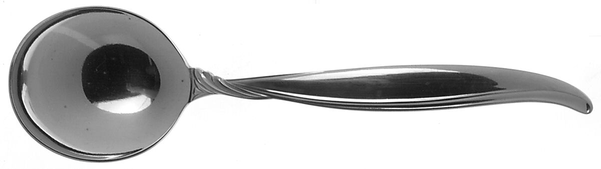 Swirl (Stainless) Round Bowl Soup Spoon (Cream Soup) by Treasure Chest-1