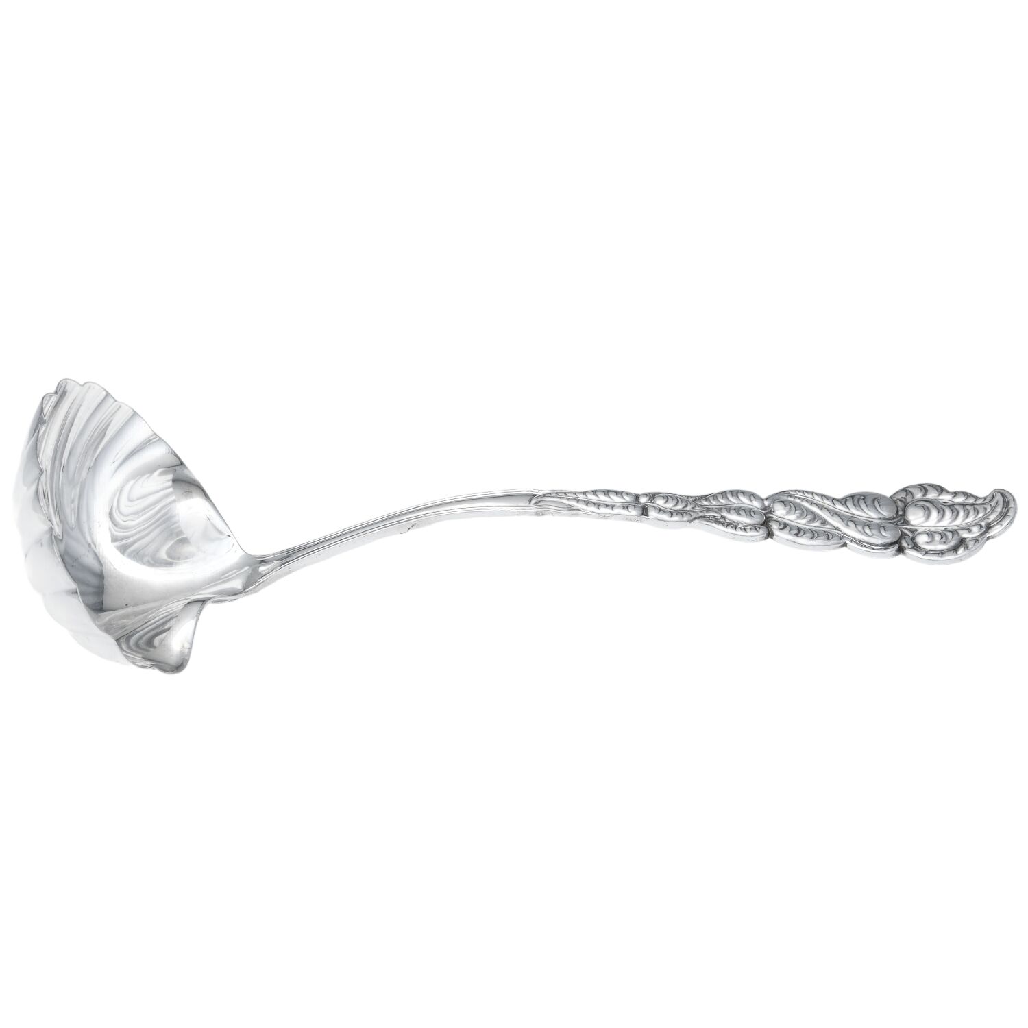 Atlantis-Ailanthus (Sterling, 1899) Punch Ladle with Hemispherical Bowl by Tiffany & CO SILVER-1