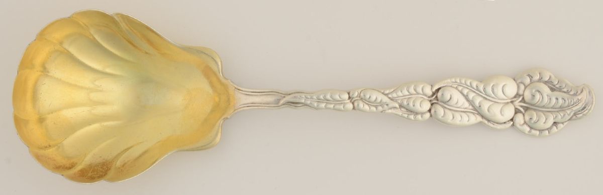 Atlantis-Ailanthus (Sterling, 1899) Berry-Casserole Spoon with Fluted Bowl by Tiffany & CO SILVER-1