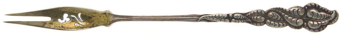 Atlantis-Ailanthus (Sterling, 1899) Olive Fork by Tiffany & CO SILVER-1
