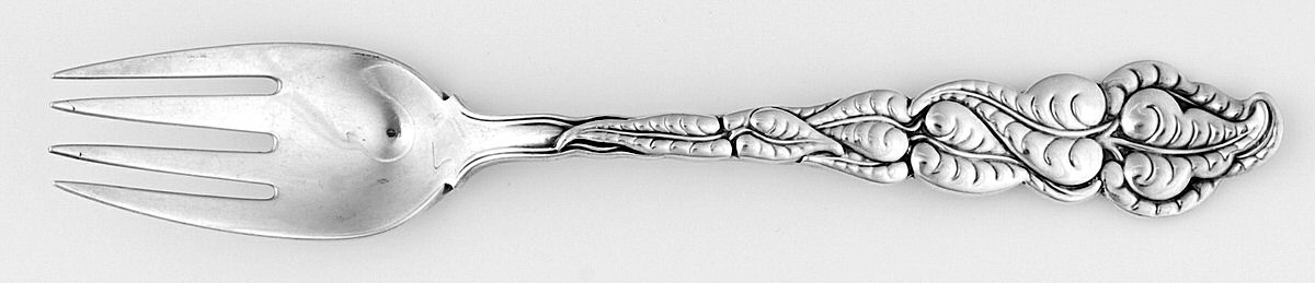 Atlantis-Ailanthus (Sterling, 1899) Individual Solid Fish Fork by Tiffany & CO SILVER-1