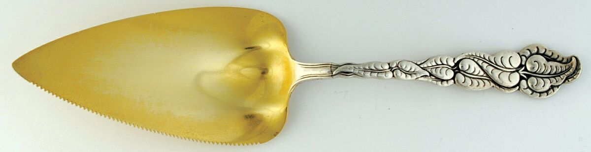 Atlantis-Ailanthus (Sterling, 1899) Solid Pastry Server by Tiffany & CO SILVER-1