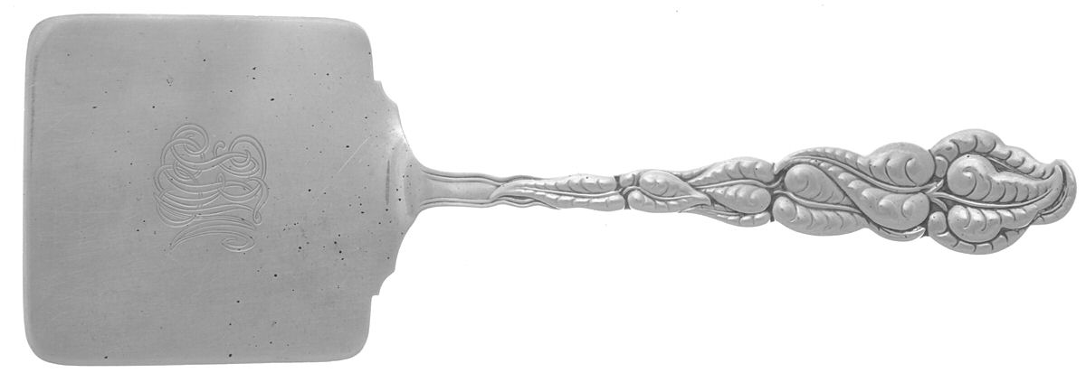 Atlantis-Ailanthus (Sterling, 1899) Solid Waffle Server by Tiffany & CO SILVER-1