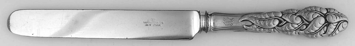 Atlantis-Ailanthus (Sterling, 1899) Blunt Hollow Table Knife with Bolster by Tiffany & CO SILVER-1