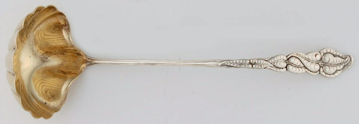 Atlantis-Ailanthus (Sterling, 1899) Long Hemispherical Cream Ladle by Tiffany & CO SILVER-1