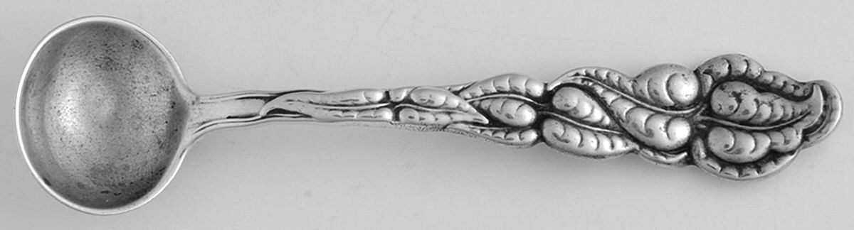 Atlantis-Ailanthus (Sterling, 1899) Master Salt Spoon by Tiffany & CO SILVER-1