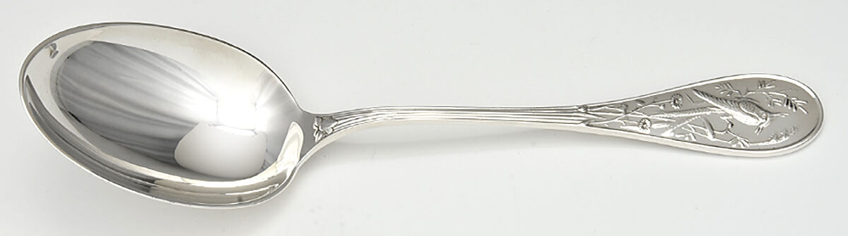 Audubon (Sterling, 1956) Vegetable Serving Spoon (Solid) by Tiffany & CO SILVER-1