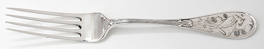 Audubon (Sterling, 1956) Large Dinner Fork by Tiffany & CO SILVER-1