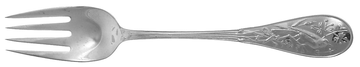 Audubon (Sterling, 1956) Individual Solid Fish Fork by Tiffany & CO SILVER-1