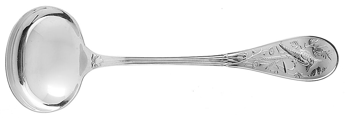 Audubon (Sterling, 1956) Solid Gravy Ladle by Tiffany & CO SILVER-1