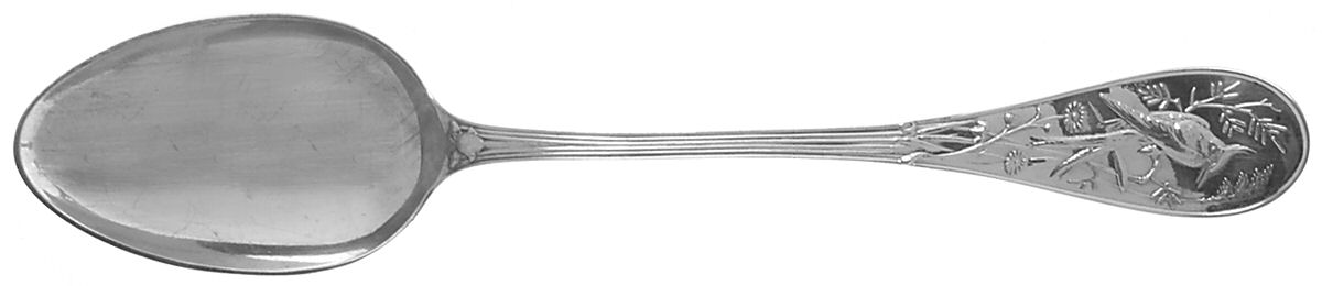 Audubon (Sterling, 1956) Solid Serving Spoon by Tiffany & CO SILVER-1