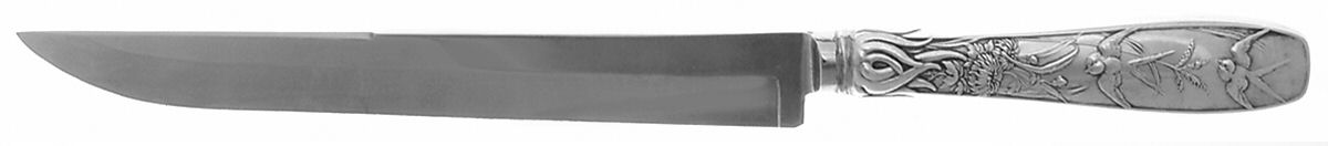 Audubon (Sterling, 1956) Large Stainless Blade Roast Carving Knife by Tiffany & CO SILVER-1