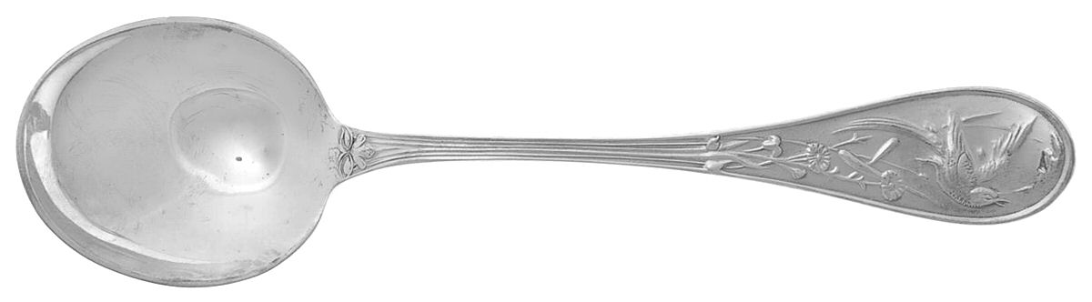 Audubon (Sterling, 1956) Round Bowl Soup Spoon (Gumbo) by Tiffany & CO SILVER-1