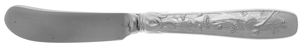 Audubon (Sterling, 1956) Butter Spreader Hollow Hdl-Paddle/Stainless Blade by Tiffany & CO SILVER-1