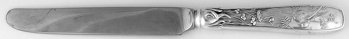 Audubon (Sterling, 1956) Dessert Knife with Stainless Blade by Tiffany & CO SILVER-1