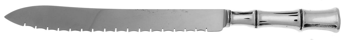 Bamboo (Sterling, 1961) Bread Knife with Stainless Blade by Tiffany & CO SILVER-1
